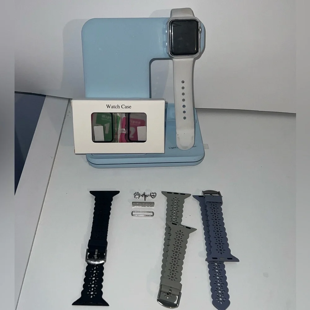 Apple Watch with accessories